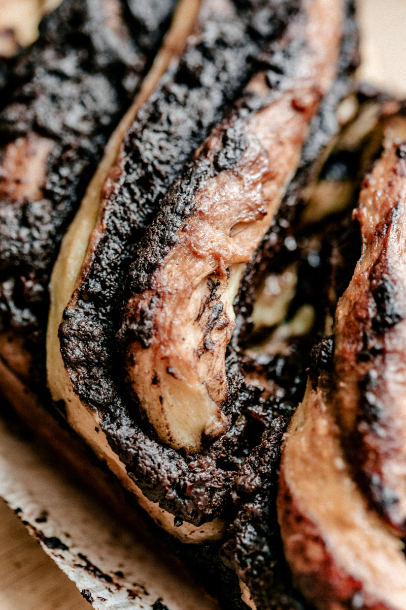 recette babka au chocolat maison facile et gourmande, possibilité de la réaliser sur place à l'atelier culinaire à Montréal